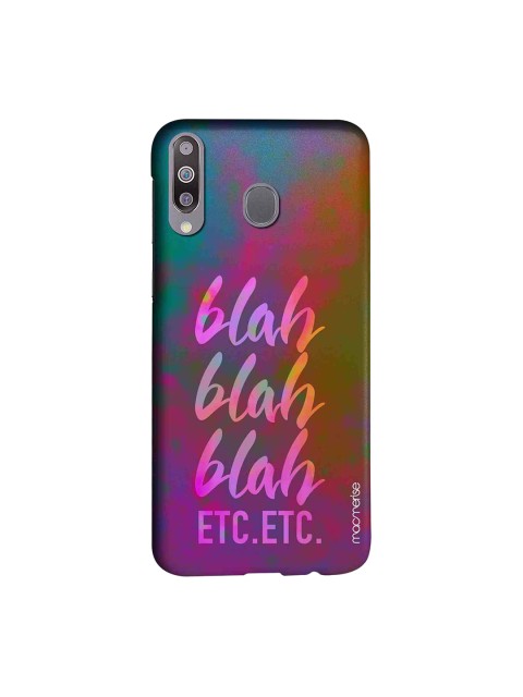 

macmerise Magenta & Green Blah Blah Sublime Samsung Galaxy M30 Back Case