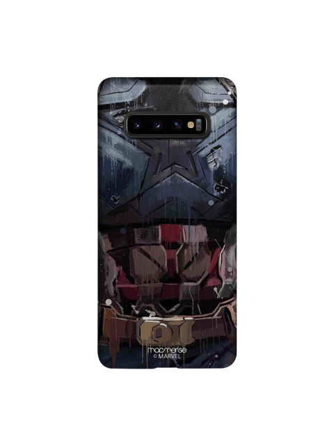 

macmerise Blue & Black Marvel Comics Grunge Suit Steve Sublime Samsung Galaxy S10 Plus Back Case