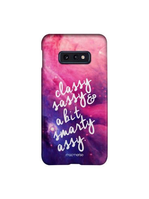 

macmerise Pink & Blue Smarty Assy Samsung Galaxy S10E Back Case