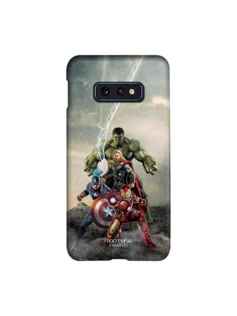

macmerise Blue & Red Marvel Comics Time To Avenge Samsung Galaxy S10E Back Case