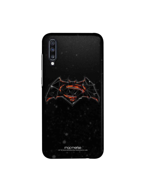 

macmerise Black & Orange DC Comics Bat Super Trace Sublime Back Case Samsung Galaxy A70 Back Case