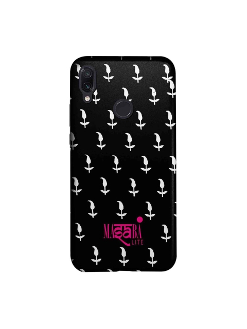 

macmerise Black & White Masaba Leaf Motif Sublime Xiaomi Redmi Note 7 Back Case