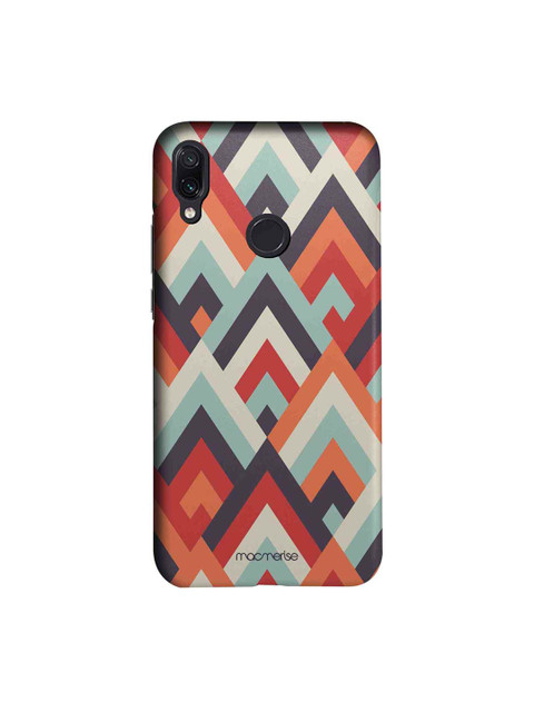 

macmerise Orange & Red Symmetric Cheveron Sublime Xiaomi Redmi Note 7 Back Case