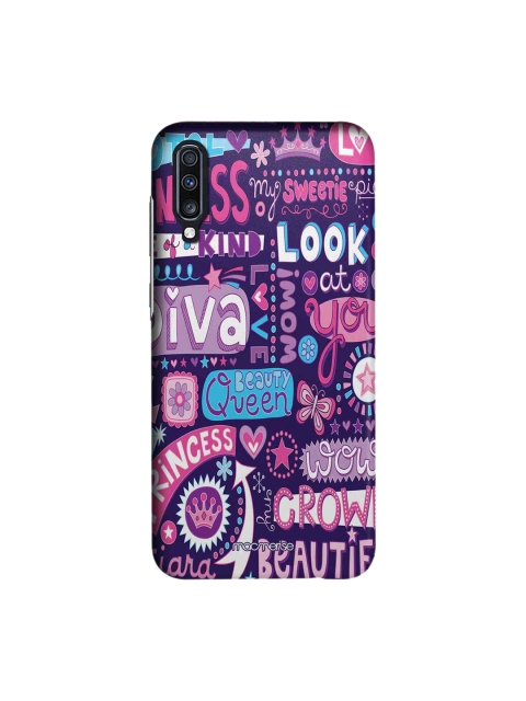 

macmerise Purple & Pink Diva Diaries Sublime Samsung A70 Back Cover
