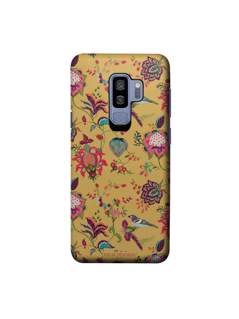 

macmerise Mustard Yellow & Pink Payal Singhal Chidiya Sublime Samsung Galaxy S9 Plus Back Case