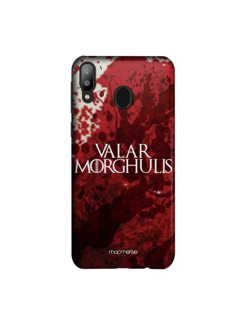 

macmerise Red & White Valar Morghulis Sublime Samsung Galaxy M20 Back Case