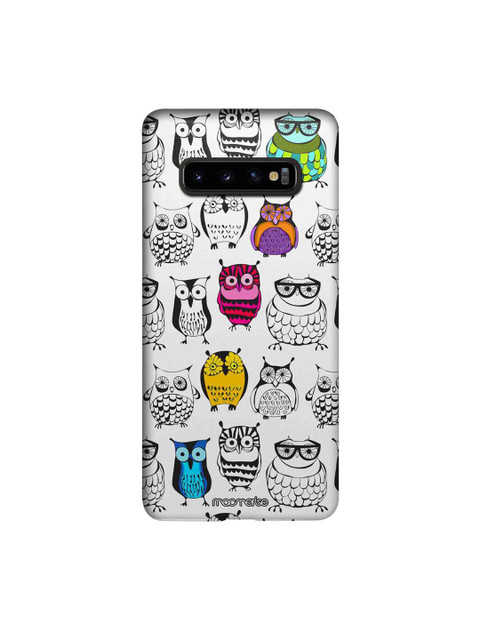 

macmerise White & Black Owl Art Sublime Samsung Galaxy S10 Plus Back Case