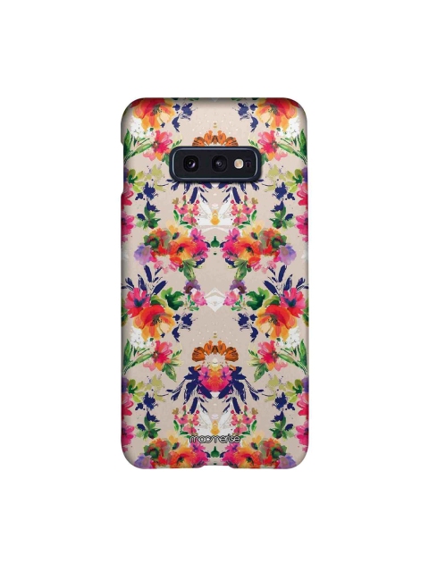 

macmerise Beige & Green Floral Symmetry Sublime Samsung Galaxy S10E Back Case