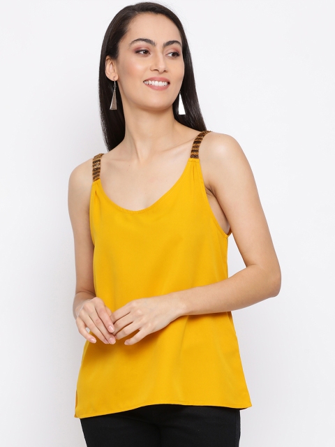 

ALL WAYS YOU Women Yellow Solid Top