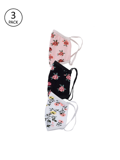 

ToniQ Kids White Pack of 3 Reusable 3-Ply Cloth Masks