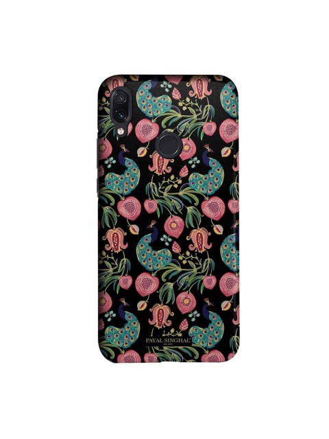 

macmerise Black & Pink Payal Singhal Anaar & Mor Sublime Xiaomi Redmi Note 7 Back Case