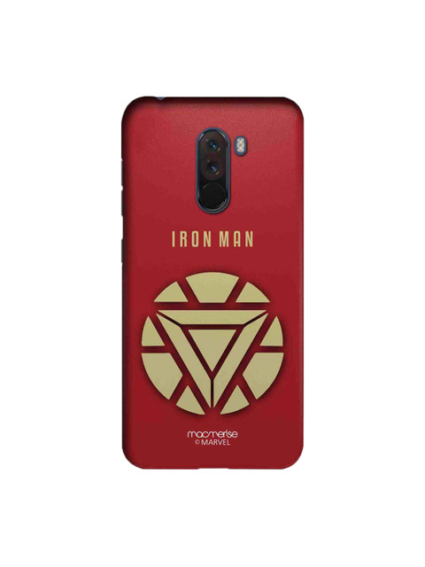

macmerise Red & Brown Marvel Comics Minimalistic Ironman Sublime Xiaomi Poco F1 Back Case