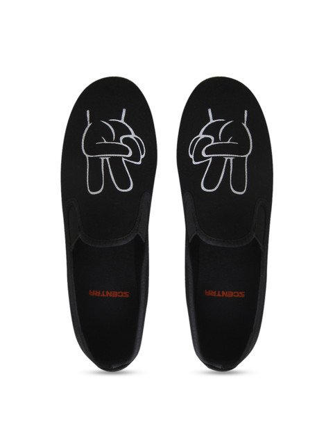 

SCENTRA Unisex Black Antibacterial Slip-On Sneakers