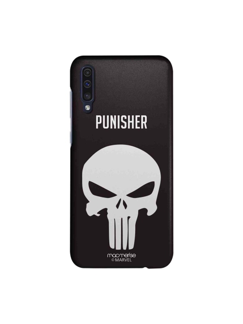 

macmerise Black & White Marvel Comics Punisher Symbol Sublime Samsung A50 Back Cover