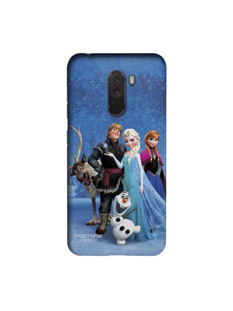 macmerise Blue & Black Disney Frozen Together Sublime Xiaomi Poco F1 Back Case