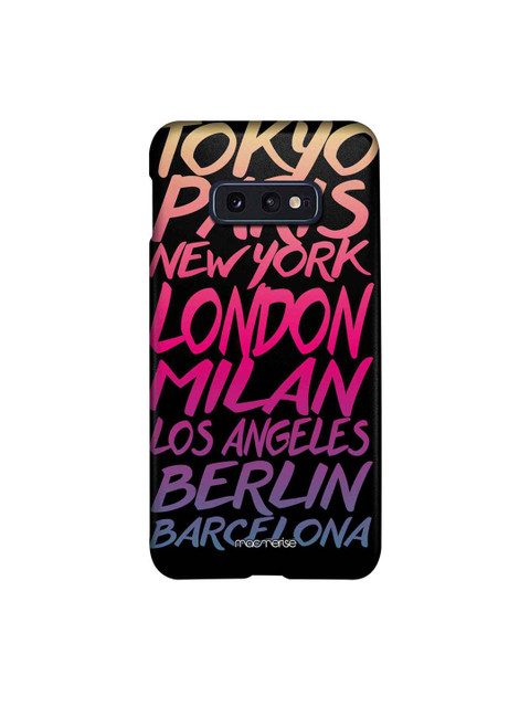

macmerise Black & Pink Fashion Cities Printed Sublime Samsung Galaxy S10E Back Case