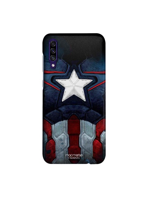 

macmerise Blue & Grey Marvel Comics Captain America Suit Sublime Samsung Galaxy A30S Back Case