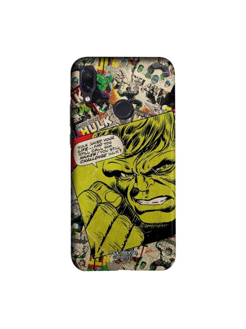

macmerise Green & Grey Marvel Comics Comic Hulk Sublime Xiaomi Redmi Note 7 Back Cover
