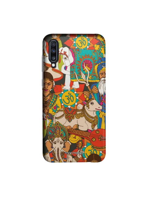 

macmerise Yellow & Beige Namaste India Sublime Samsung Galaxy A70 Back Case