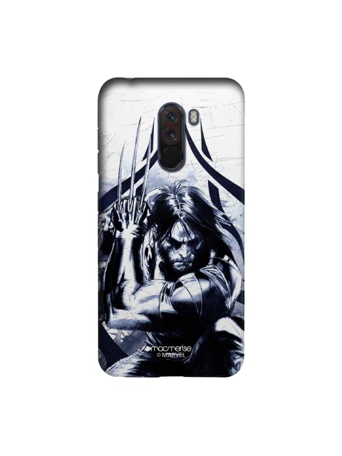 

macmerise White & Black Marvel Comics Lethal Logan Sublime Xiaomi Poco F1 Back Case