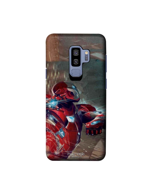 

macmerise Grey & Red Marvel Comics Ironman Attack Sublime Samsung Galaxy S9 Plus Back Case