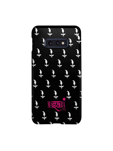 

macmerise Black & White Masaba Leaf Motif Sublime Samsung Galaxy S10E Back Case