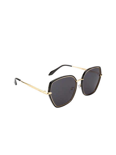 

Ted Smith Unisex Oversized Sunglasses, Black