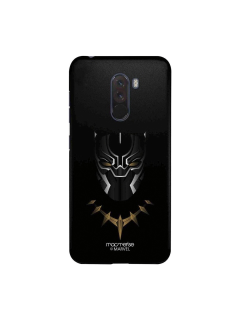 macmerise Black & Gold-Toned Marvel Comics Black Panther Sublime Xiaomi Poco F1 Back Case
