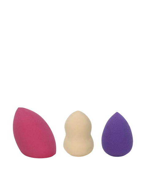

Beaute Secrets Multicoloured 3 Pcs Makeup Sponges Set, Multi