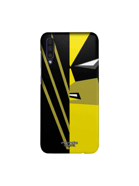 

macmerise Black & Yellow Face Focus Wolverine Samsung Galaxy A50 Back Case