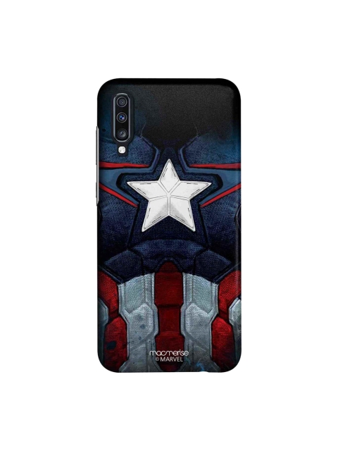 

macmerise Blue & Red Marvel Comics Captain America Sublime Samsung A70 Back Case