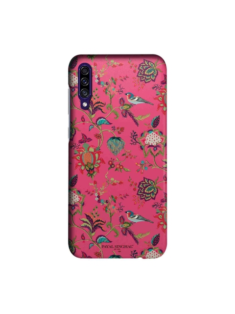 

macmerise Pink & Green Payal Singhal Chidiya Sublime Samsung Galaxy A30S Back Case