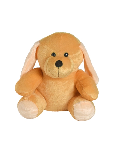 

Ultra Kids Mustard Yellow & Beige Colourblocked Furry Dog Soft Toy, Brown