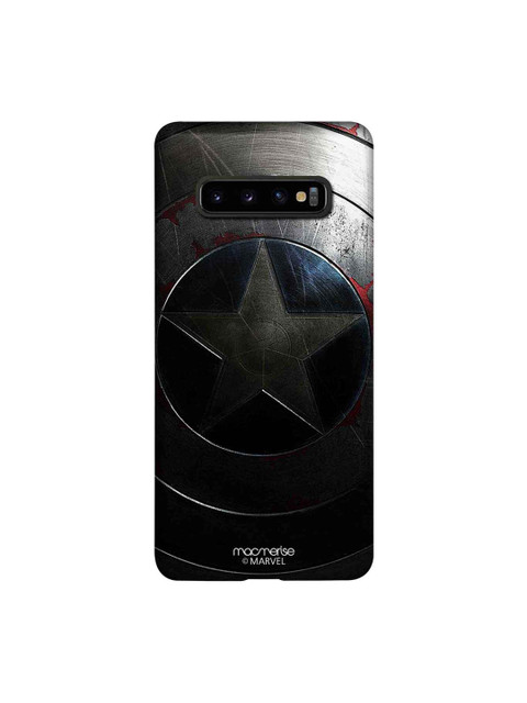 

macmerise Green & Black Marvel Comics Rusted Captains Shield Sublime Samsung Galaxy S10 Plus Back Case, Grey