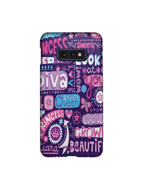 

macmerise Purple & Pink Diva Diaries Sublime Samsung Galaxy S10E Back Case