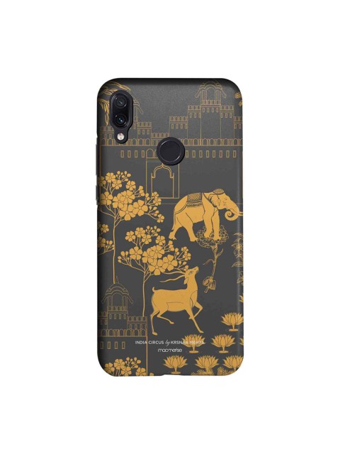 macmerise Grey & Brown Regal Spectacle Sublime Xiaomi Redmi Note 7 Back Case