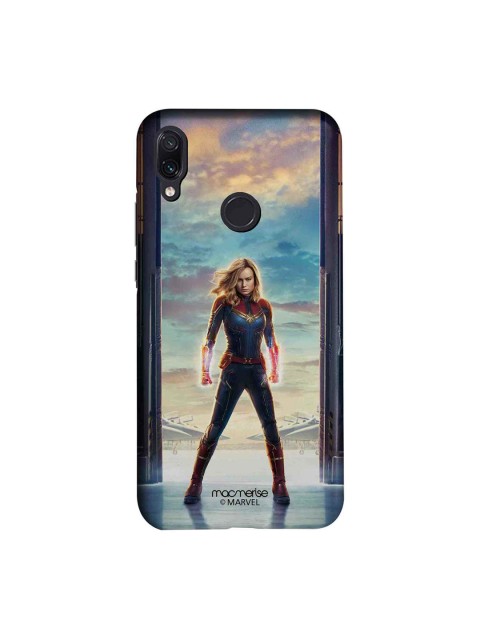 

macmerise Blue & Red Marvel Comics Captain Marvel Poster Sublime Xiaomi Redmi Note 7 Back Case
