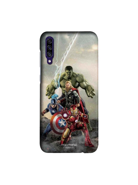 

macmerise Blue & Red Marvel Comics Time To Avenge Samsung Galaxy A30S Back Case