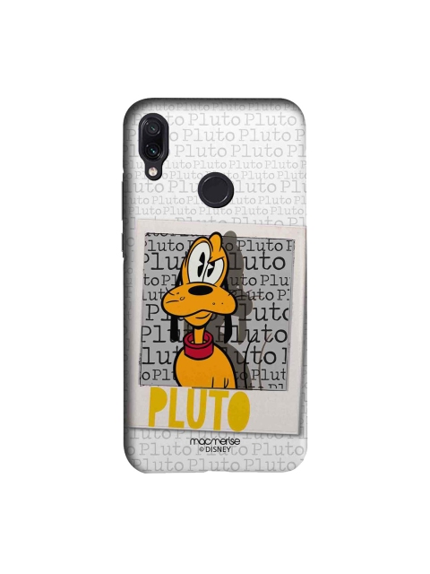 

macmerise Grey & Yellow Disney Hello Mr Pluto Sublime Xiaomi Redmi Note 7 Back Case