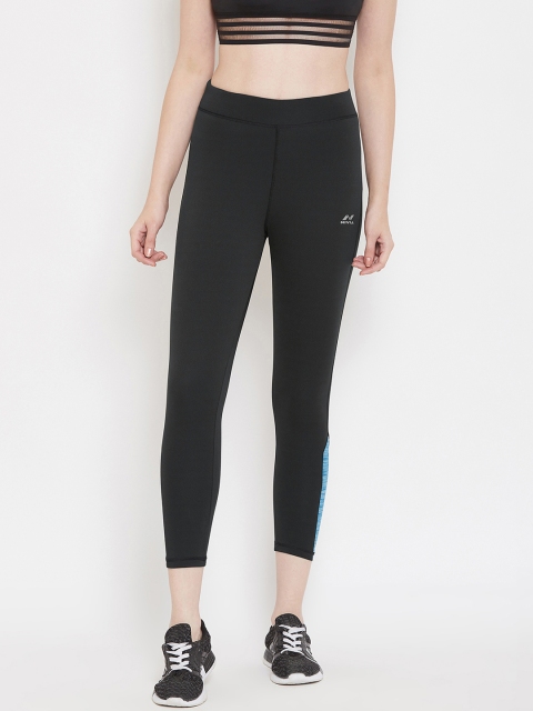 

NIVIA Women Black Solid Tights