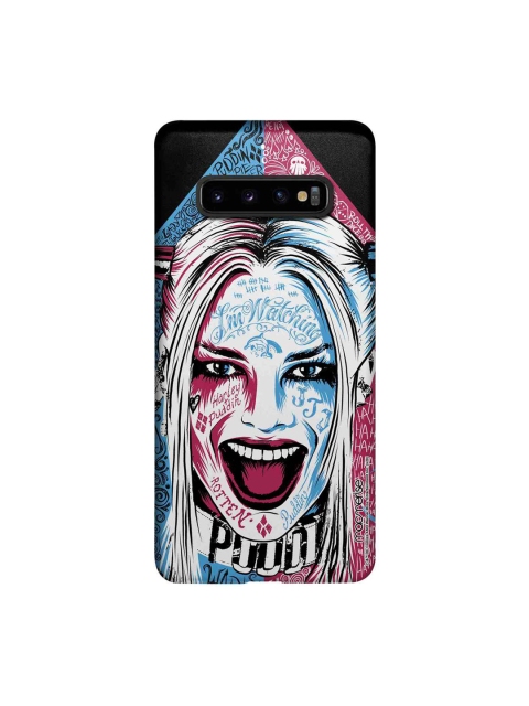 

macmerise Pink & White DC Comics Wicked Harley Quinn Sublime Samsung Galaxy S10 Plus Back Case
