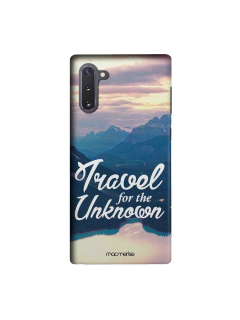 

macmerise Blue & White Travel For The Unknown Samsung Galaxy Note 10 Back Case