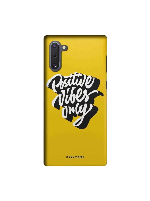 

macmerise Yellow & White Positive Vibes Sublime Samsung Galaxy Note 10 Back Case