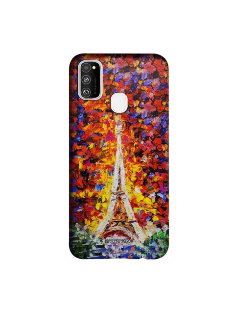 

macmerise Purple & Red Artistic Eifel Samsung Galaxy M30S Back Case
