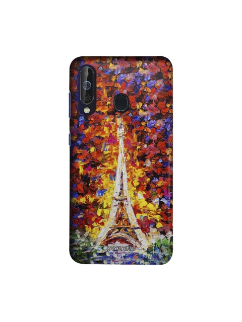 

macmerise Purple & Red Artistic Eifel Samsung Galaxy M40 Back Case