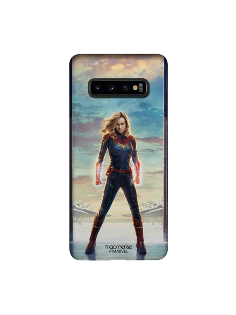 

macmerise Blue & Red Marvel Comics Captain Marvel Poster Sublime Samsung Galaxy S10 Plus Back Case