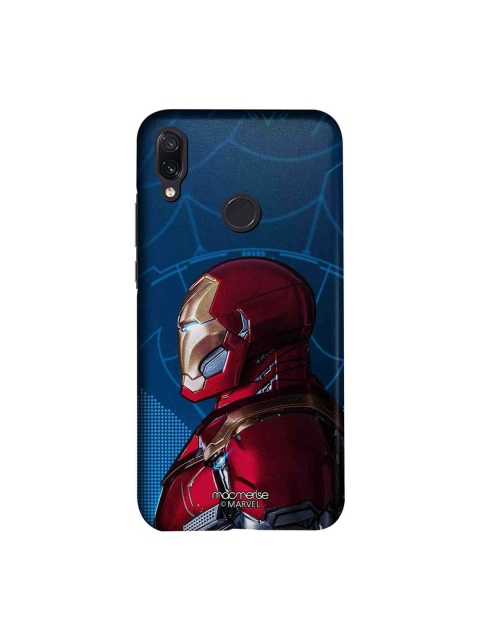 

macmerise Blue & Red Marvel Comics Iron Man Side Armor Sublime Xiaomi Redmi Note 7 Back Case