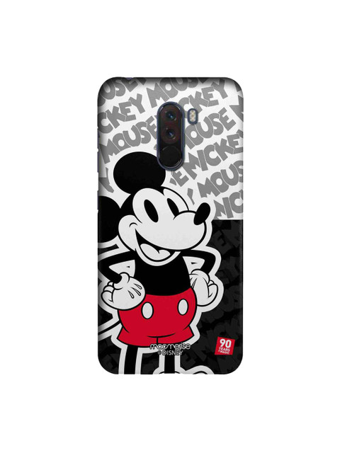 

macmerise White & Black Disney Mickey Strike A Pose Sublime Xiaomi Poco F1 Back Case
