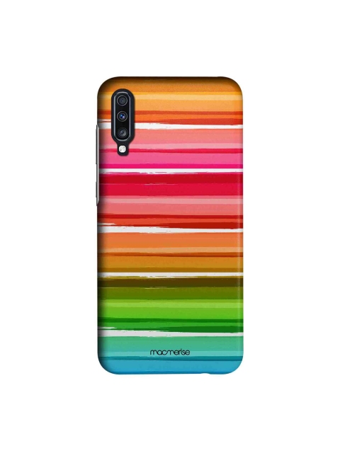 

macmerise Red & Pink Colourful Brush Strokes Sublime Samsung Galaxy A70 Back Case