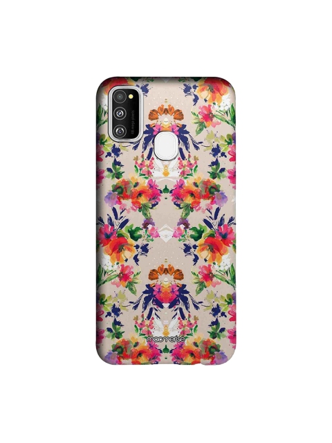 

macmerise Beige & Green Floral Symmetry Sublime Samsung Galaxy M30S Back Case